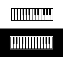 Keyboard of Piano