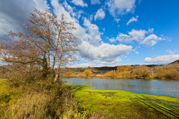 Suio (Latina, Italy) - The river Garigliano, winter's colors