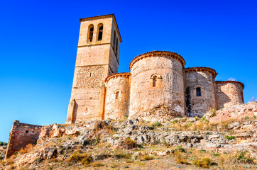 Fototapeta na wymiar Segovia, Spain - Vera Cruz Church