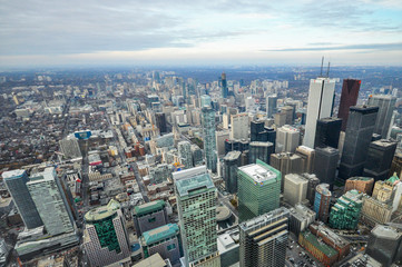 Fototapeta na wymiar Toronto aerial view
