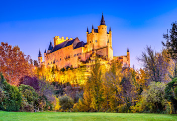 Alcazar of Segovia, Castile, Spain - obrazy, fototapety, plakaty