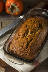 Homemade Sweet Persimmon and Nut Bread