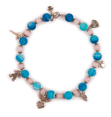 Elegant bracelet isolated on white background