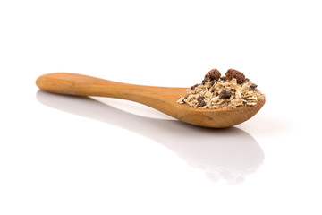 Healthy oat granola muesli cereals