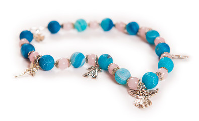 Elegant bracelet isolated on white background