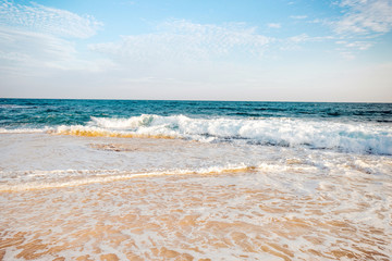 Beautiful landscape tropical beach.