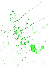 Colorful abstract watercolor texture with splashes and spatters. Modern creative watercolor background for trendy design.