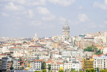 Fototapeta na wymiar Istanbul aerial view