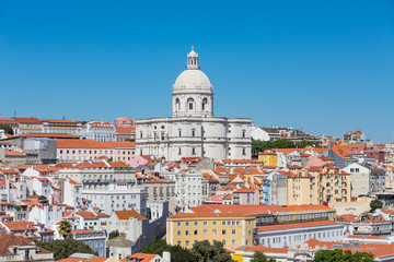 Dome of Gothic Church in Lisbon