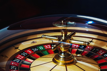 Obraz premium casino roulette luck,