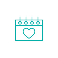 calender date schedule winter date holiday valentine day love blue on white