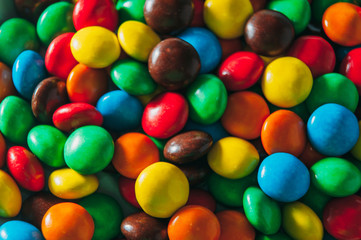 Fototapeta na wymiar colorful candies background