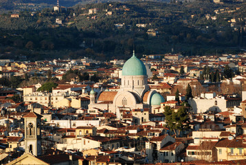 Fototapeta na wymiar Aerial view of Florence