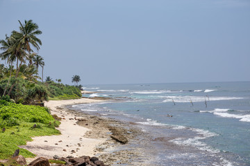 Beautiful landscape tropical beach.