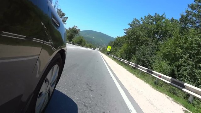 Car Asphalt Road Motion