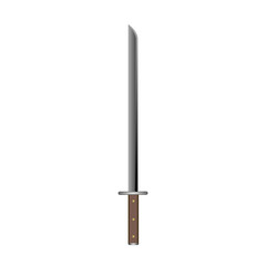 Isolated medieval weapon