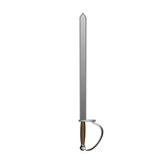 Isolated medieval weapon