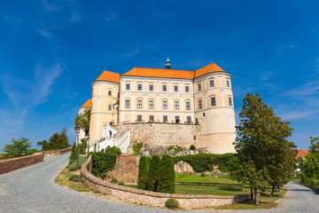 Fototapeta na wymiar Mikulov castle, Southern Moravia, Czech Republic