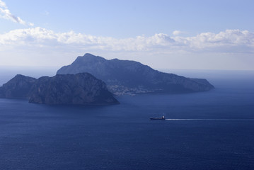 Naklejka premium Landscape Capri Island, Italy