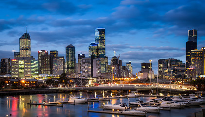 Fototapeta na wymiar Melbourne Skyline