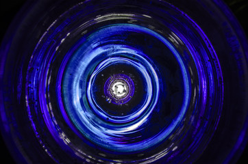 Hypnosis Spiral,concept for hypnosis, descending pattern, abstract background of scintillating circles white grey brown black green blue lime yellow orange maroon violet pink turquoise colored texture