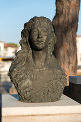 Half bust Anita Garibaldi in Cesenatico