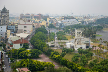 Aerial view of Kaohsiung City