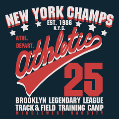 Obraz premium Brooklyn t-shirt graphics