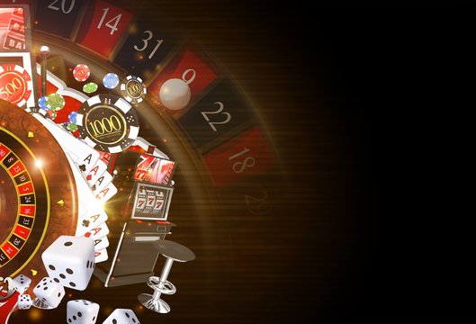 Copy Space Casino Background