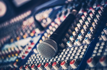 Microphone and Audio Mixer