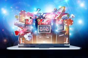 Obraz premium Online Casino Gambling