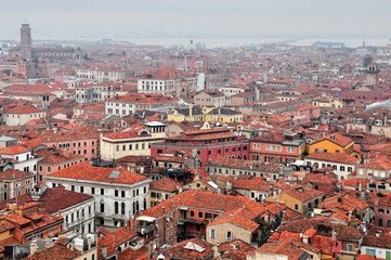 Fototapeta na wymiar Venice aerial view