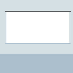 Obraz premium Empty Office Information Board. Vector illustration