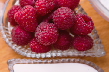 Raspberry dessert