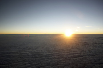Morning Sun on the clouds