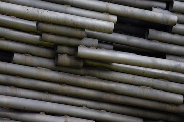 Fototapeta premium Texture of Dark Metal Pipe.