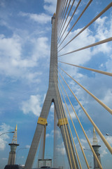 Obraz premium Mega sling Bridge,Rama 8.