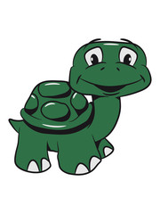 Naklejka premium Turtle funny