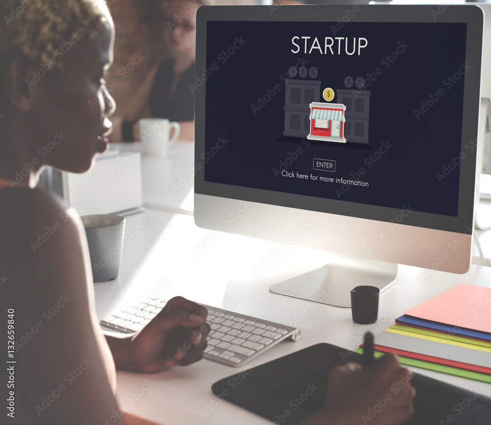 Canvas Prints Startup New Business Strategy Invest Concept