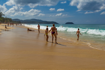 Beach landscape in Phuket