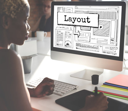 Layout Template Website Design Web Concept