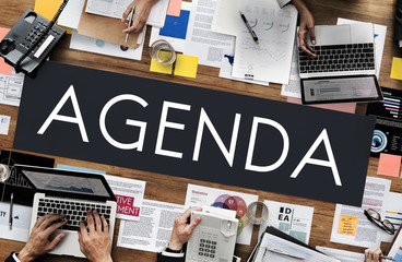 Document Marketing Strategy Business Concept