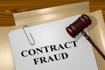 Contract Fraud - legal concept