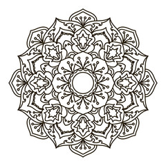 Mandala. Ethnic decorative element.