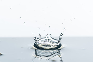 Water splashes background