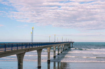 New Brighton pier at early evening