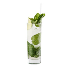 cocktail on the white background