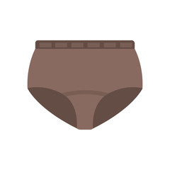 Female panties types flat icon vector.