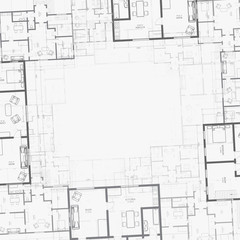 Architectural background. Vector.