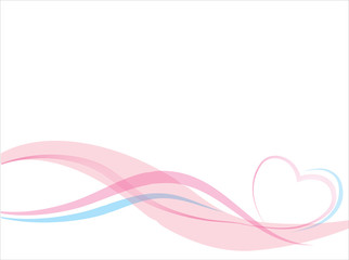 Vector abstract background with waves, color line and  for wedding and love valentine day